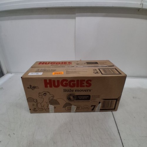 88PK HUGGIES LITTLE MOVERS BABY DIAPERS - SIZE 7 image 2