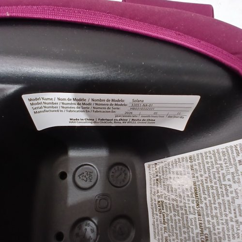 DIONO SOLANA NO LATCH BACKLESS BOOSTER SEAT - FOR CHILDREN 40-120 POUNDS & UP TO 63" TALL - PINK (MODEL: 32051-NA-01) image 2