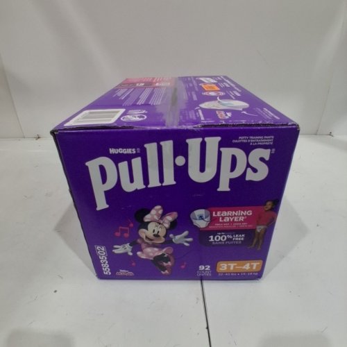 92PK HUGGIES PULL-UPS LEARNING DESIGNS TRAINING PANTS - 3T-4T - DISNEY MINNIE MOUSE image 3