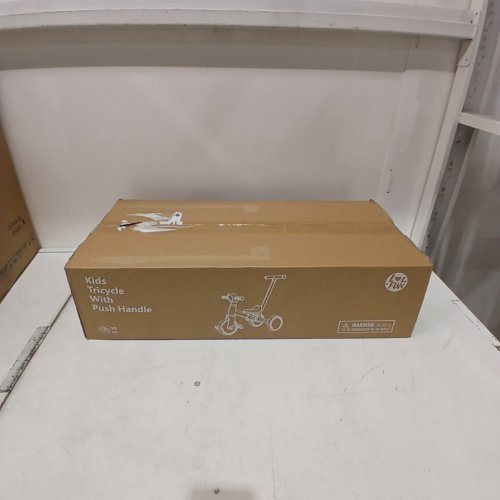 LOL-FUN TRICYCLE FOR TODDLERS WITH PARENT STEERING PUSH HANDLE - NAVY/WHITE (MODEL: L00112) image 2