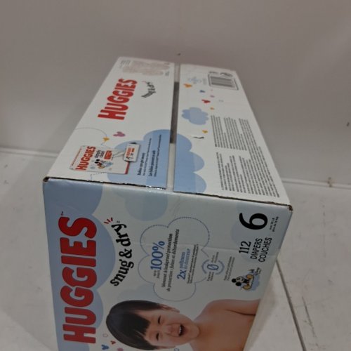 112PK HUGGIES SNUG AND DRY DIAPERS - SIZE 6 (OVER 112LBS ) - DISNEY BABY MICKEY MOUSE (MODEL: 56459) image 3