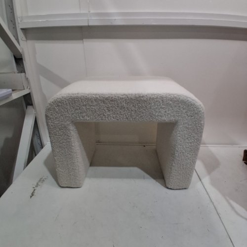 GET SET STYLE MODERN OTTOMAN FOOT STOOL - 16.93" X 20.08" X 17.72" - WHITE (MODEL: OT-8715) image 2