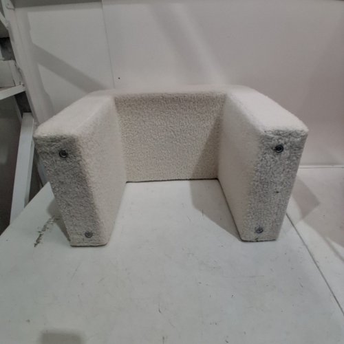 GET SET STYLE MODERN OTTOMAN FOOT STOOL - 16.93" X 20.08" X 17.72" - WHITE (MODEL: OT-8715) image 3