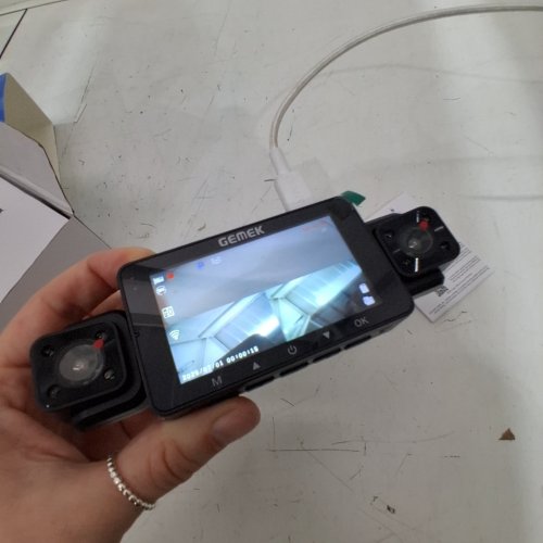 GEMEK 360° QUAD VIEW 5G WIFI AND APP CONTROL CAMERA DASH CAM WITH NIGHT VISION, 2 K - BLACK image 2