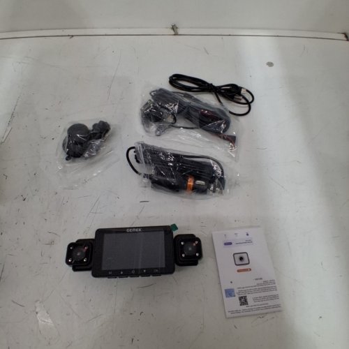 GEMEK 360° QUAD VIEW 5G WIFI AND APP CONTROL CAMERA DASH CAM WITH NIGHT VISION, 2 K - BLACK image 4