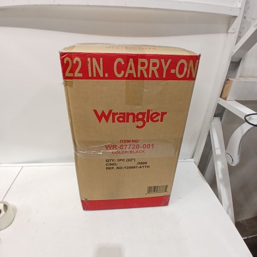 WRANGLER HARDSIDE SPINNER LUGGAGE CARRY-ON - 22" - BLACK (MODEL: WR-87720-001) image 5