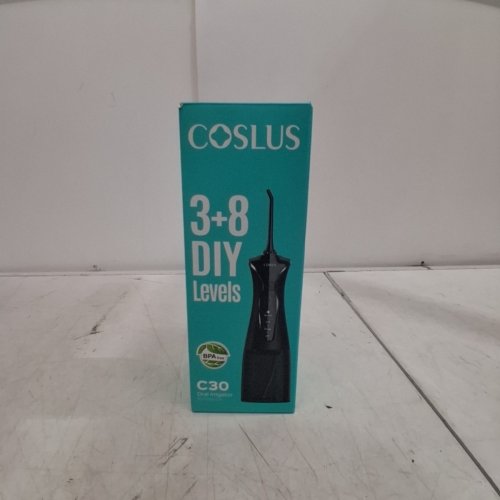 COSLUS ORAL IRRIGATOR WATER FLOSSER WITH 4 HEADS & VARIOUS MODES- 300ML - BLACK (MODEL: C30) image 6