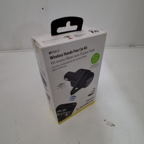 SCOSCHE WIRELESS BLUETOOTH HANDS FREE CAR KIT FM TRANSMITTER WITH AUX AND 12W USB PORTS - BLACK (MODEL: BTFM5-SP) image 4