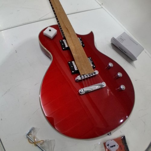 TOSTAR FULL SIZE ELECTRIC GUITAR - 38.8" - RED image 3