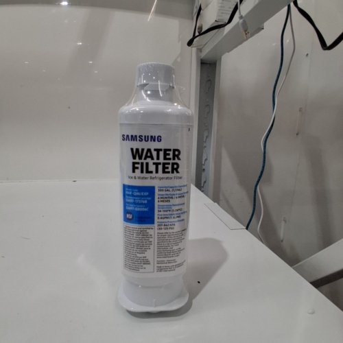 SAMSUNG REFRIGERATOR WATER FILTER - FITS SELECT SAMSUNG FRIDGES - WHITE (MODEL: HAF-CIN/EXP) image 2