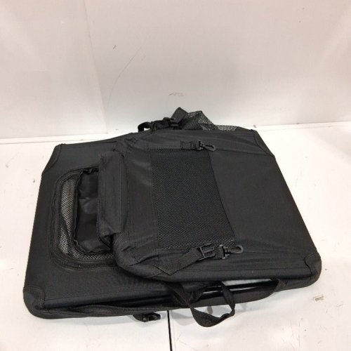 FEANDREA FOLDABLE PET CARRIER BAG WITH BREATHABLE MESH AND HANDLES - 24" X 16" - BLACK (MODEL: PDC60H) image 3