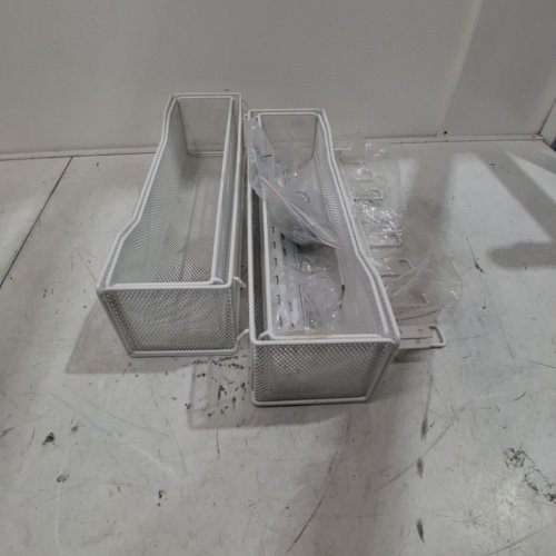 NEYCIL DOOR ORGANIZER WITH HAT HOOKS - WHITE image 2