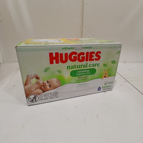 1008PK HUGGIES NATURAL CARE SENSITIVE SKIN BABY WIPES image 3