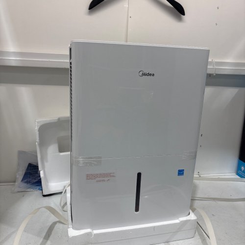 MIDEA DEHUMIDIFIER FOR BASEMENT WITH REUSABLE AIR FILTER - 3000SQ.FT - WHITE (MODEL: MAD35C1AWS-A) image 3