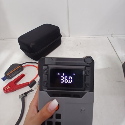 GOMYWAY PORTABLE CAR JUMP STARTER WITH AIR COMPRESSOR - 6000A / 160 PSI - GREY (MODEL: B23) image 4