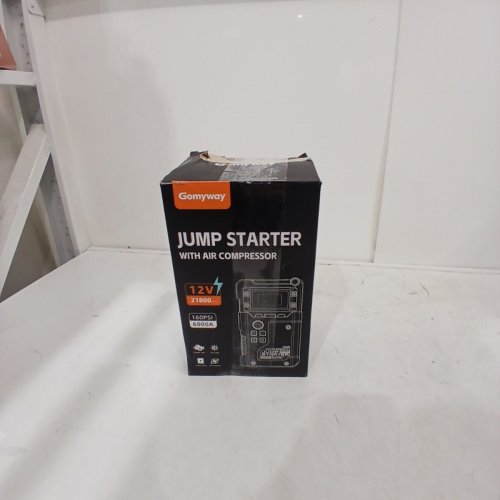 GOMYWAY PORTABLE CAR JUMP STARTER WITH AIR COMPRESSOR - 6000A / 160 PSI - GREY (MODEL: B23) image 5