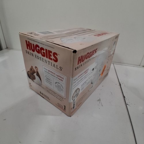 84PK HUGGIES SKIN ESSENTIALS FRAGRANCE AND CHLORINE FREE DIAPERS FOR 8-14LB - SIZE: 1 image 2