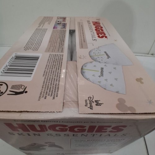84PK HUGGIES SKIN ESSENTIALS FRAGRANCE AND CHLORINE FREE DIAPERS FOR 8-14LB - SIZE: 1 image 3