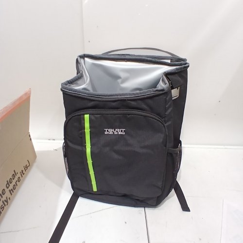 TOURIT 30 CAN COOLER BACKPACK - LIGHTWEIGHT - INSULATED - LEAK-PROOF -BOTTLE OPENER - 23L - BLACK/GREEN (MODEL: TR0260008B001-FUS) image 2