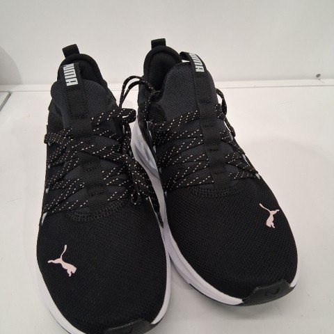 MEN'S PUMA RUNNING SHOE - SIZE 9 - BLACK WHITE (STYLE:314316-01) image 2