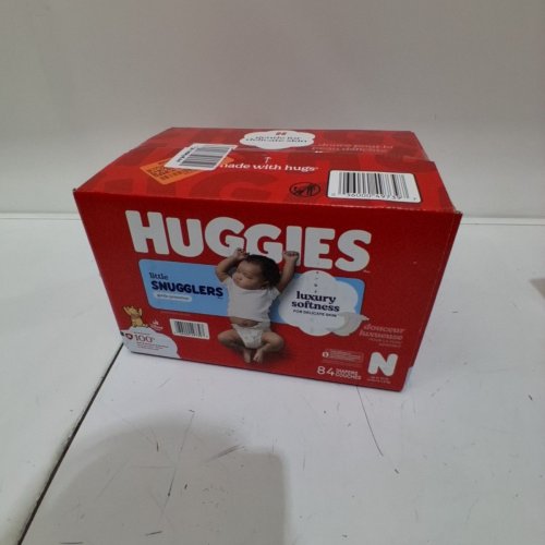 84PK HUGGIES LITTLE SNUGGLERS DISPOSABLE BABY DIAPERS - NEWBORN - DISNEY WINNIE THE POOH image 2