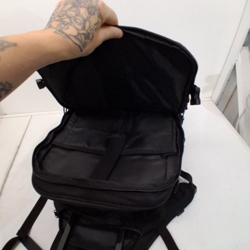 TRAHZIA ROLLING TACTICAL LAPTOP BACKPACK WITH WHEELS - 17" - BLACK image 5