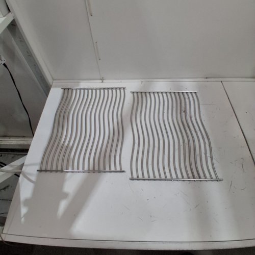 2PK NAPOLEON CAST IRON COOKING GRIDS FOR TRIUMPH 325 - SILVER (MODEL: S83004) image 2