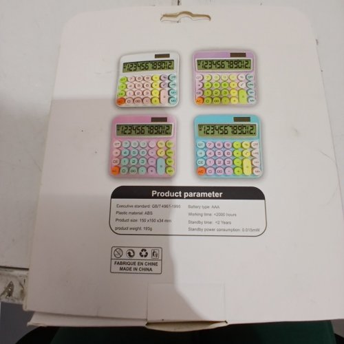ELECTRONIC MECHANICAL KEY CALCULATOR - GREEN GRADIENT image 4