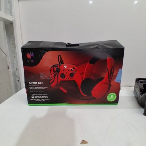 PDP XBOX BUNDLE PACK WITH REMATCH ADVANCED WIRED CONTROLLER AND AIRLITE STEREO GAMING HEADSET - INCLUDES 1 MONTH ULTIMATE X GAME PASS - SPIRIT RED/BLACK (MODEL:049-026-SRB) image 6