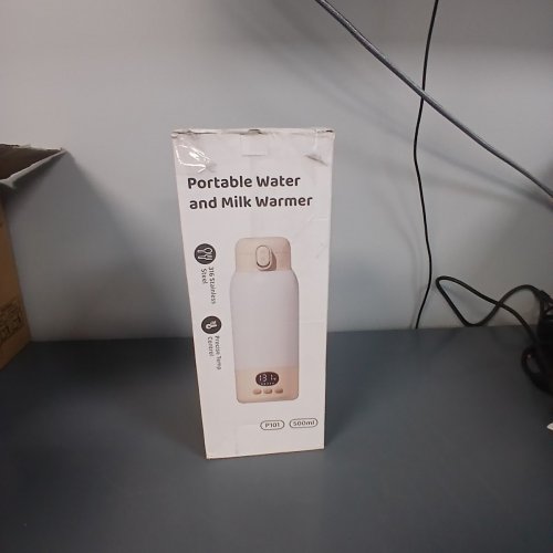 PORTABLE MILK WARMER - 500ML - BEIGE/WHITE (MODEL: P101) image 5