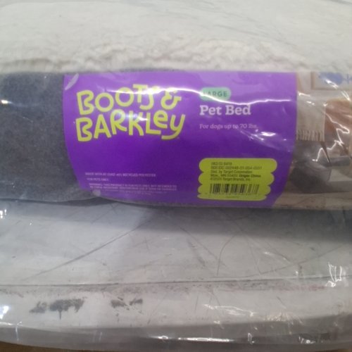 BOOTS & BARKLEY ORTHOPEDIC PET BED - LARGE, 24" X 36" - GRAY image 3