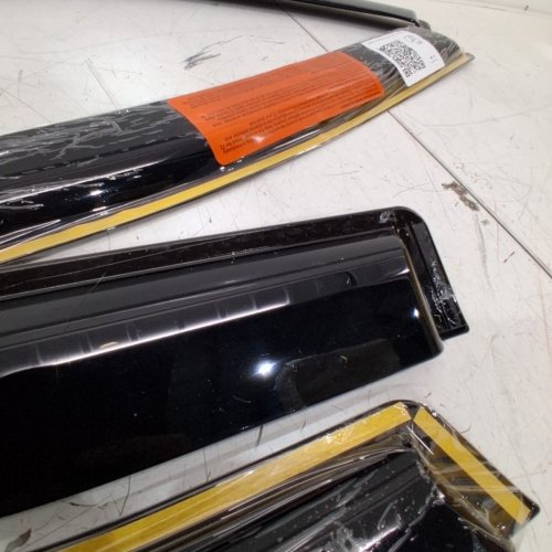 4PC FLEXIBLE TAPE ON WINDOW DEFLECTORS, NISSAN ROGUE 2021-2026 - BLACK image 3