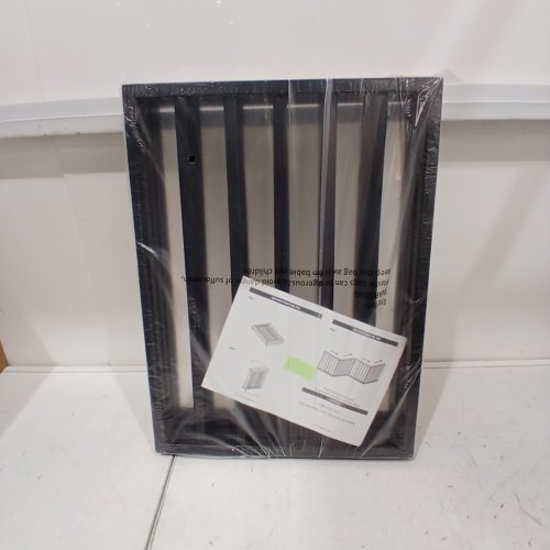 PETMAKER 4-PANEL FREESTANDING FOLDABLE WOODEN PET GATE DESIGNED FOR SMALL DOGS/PUPPIES - DARK BROWN (MODEL:PET6206 ) image 2