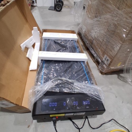 FOUSAE UNDER DESK WALKING PAD WITH 9% INCLINE - 350LBS - BLUE (MODEL: X381P) image 5