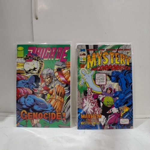 4 ASSTD MARVEL AND IMAGE COMIC BOOKS - MYSTERY INCORPORATED #1, NAMOR THE SUB-MARIER #33, CODENAME: GENETIX #1 OF 4, BRIGADE #2 - VARIOUS AUTHORS image 3