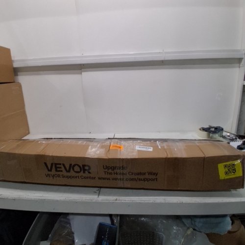 VEVOR ALL-WEATHER WATERPROOF PE TARPAULIN OUTDOOR STORAGE DECK BOX WITH GALVANIZED FRAME - 230 GAL - BLACK/GREEN (MODEL: JH-230) image 4