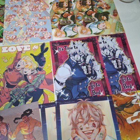 20+ ASSORTED COMIC ART PRINT POP CULTURE POSTERS - ASSORTED COLOR AND SIZES image 4