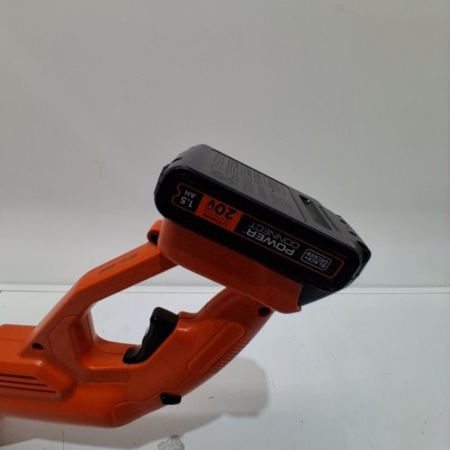 *TOOL ONLY* BLACK+DECKER STRING TRIMMER/EDGER - 10" - BLACK/ORANGE (MODEL: LST201-CA) image 2