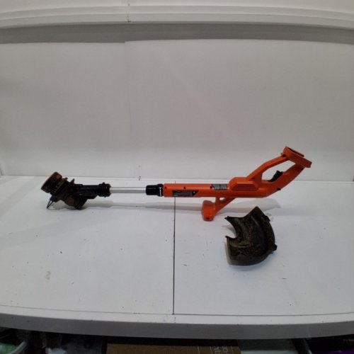 *TOOL ONLY* BLACK+DECKER STRING TRIMMER/EDGER - 10" - BLACK/ORANGE (MODEL: LST201-CA) image 3