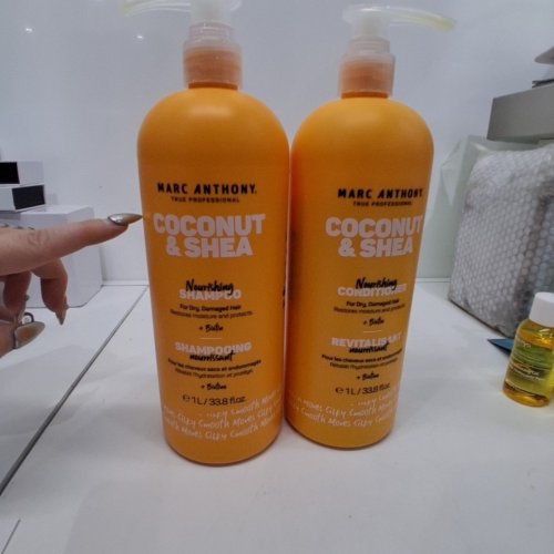 MARC ANTHONY 100% EXTRA VIRGIN COCONUT OIL & SHEA BUTTER SHAMPOO AND CONDITIONER - 1L EACH image 3