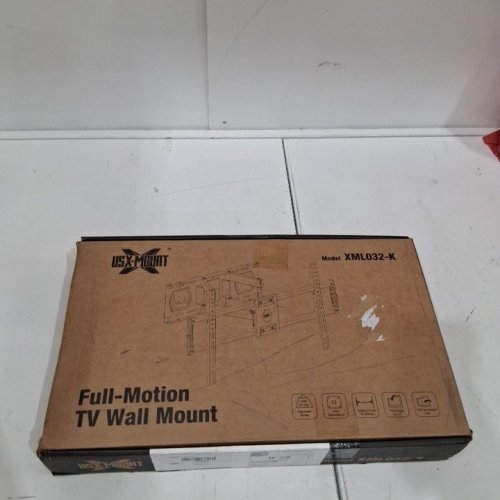 USX-MOUNT FULL-MOTION TV WALL MOUNT - 37" - 84" TVS/120 LBS MAX - BLACK (MODEL: XML032-K) image 3