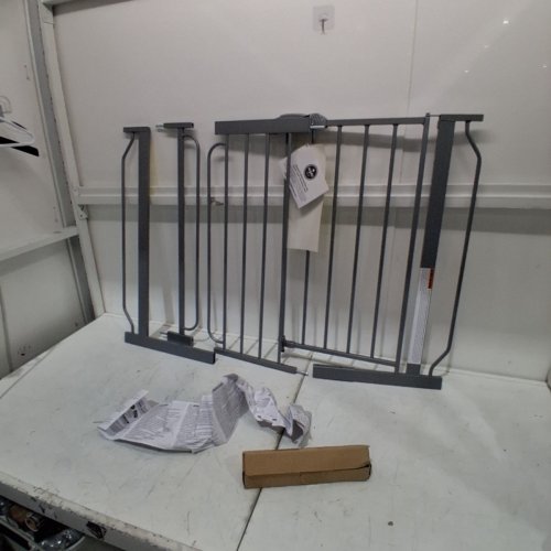 REGALO EASY STEP EXTRA WIDE BABY GATE - 29"- 49" X 30" - GREY (MODEL: 1164 EP DS) image 2
