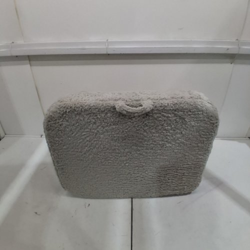 KID'S SNUGGLY-SOFT COMFY SHERPA SOFA CHAIR - GREY/WHITE image 5