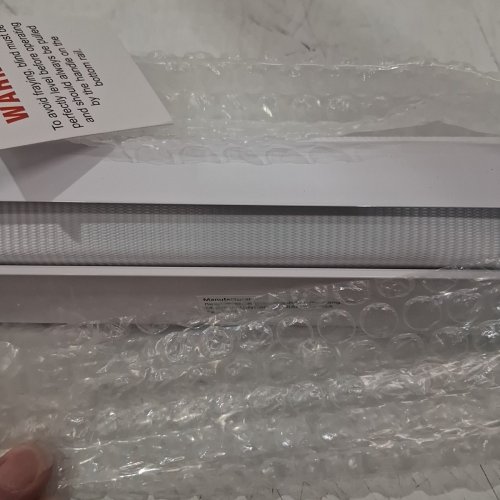 SEEYE CORDLESS ZEBRA ROLLER WINDOW BLINDS - 29" X 72" - WHITE (MODEL: DZSTBML 29) image 5