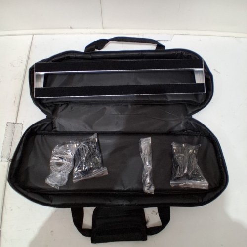 UMELODY COMPACT GUITAR PEDAL BOARD WITH CARRY BAG - 19" - SILVER (MODEL: UPB-50) image 3