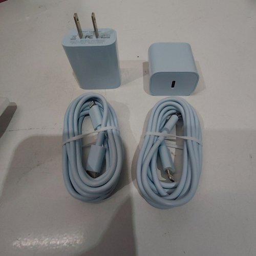 2PK NOVOBIT USB-C TO LIGHTNING IHPONE CHARGER - 6FT - BLUE image 2