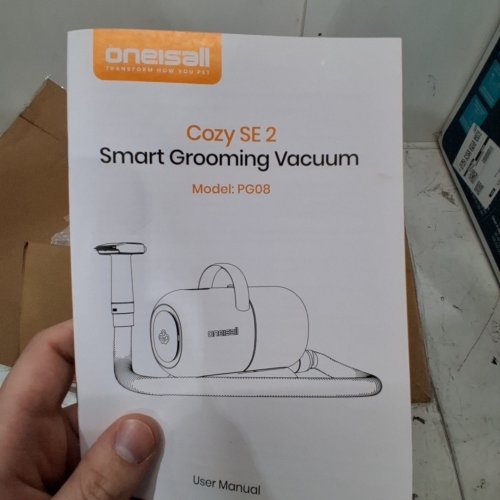 ONEISALL SMART PET GROOMING VACUUM - 2 L - WHITE AND NAVY (MODEL: PG08) image 5
