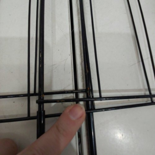 5PK BORDER STEEL YARD GARDEN FENCING SET - 13" X 24" - BLACK image 4