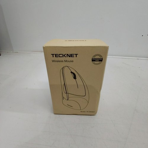TECKNET RECHARGABLE WIRELESS ERGONOMIC BLUETOOTH VERTICAL MOUSE - BLACK - (MODEL:TK-MS007) image 3