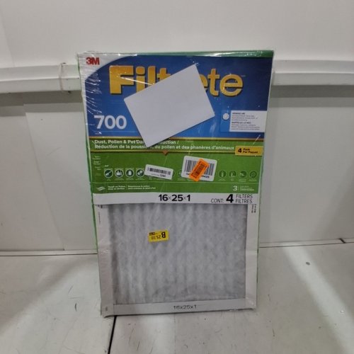 4PK FILTRETE 16X25X1 MPR 700 PLEATED AC FURNACE AIR FILTER, HEALTHY LIVING ULTRA ALLERGEN REDUCTION image 2